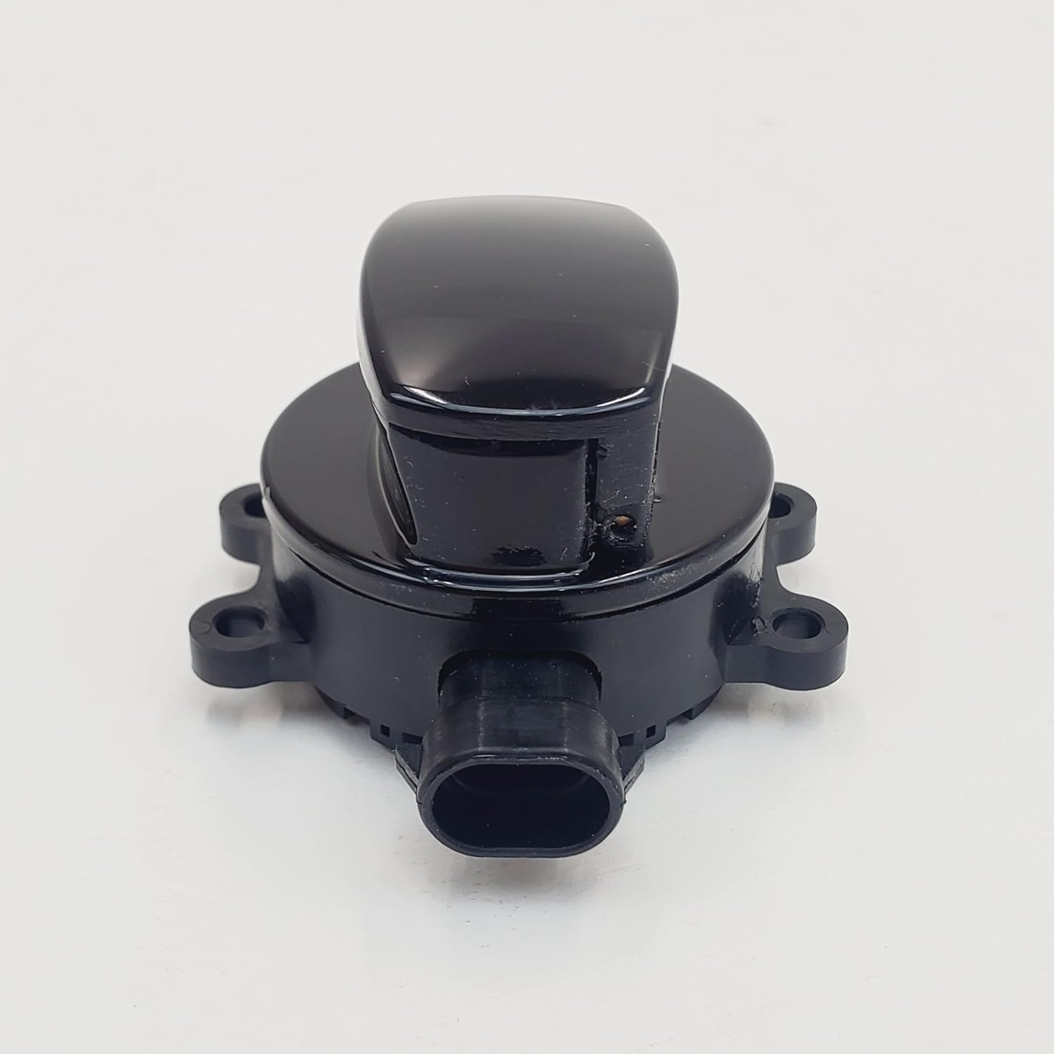 Gloss Black Ignition Switch with Cover & 2 Round Tamper-Resistant Keys for 2012-2017 Harley Softail FLST/FXST & Dyna Wide Glide FXDWG & 2014+ Road King FLHR Models - Replaces HD# 71517-11