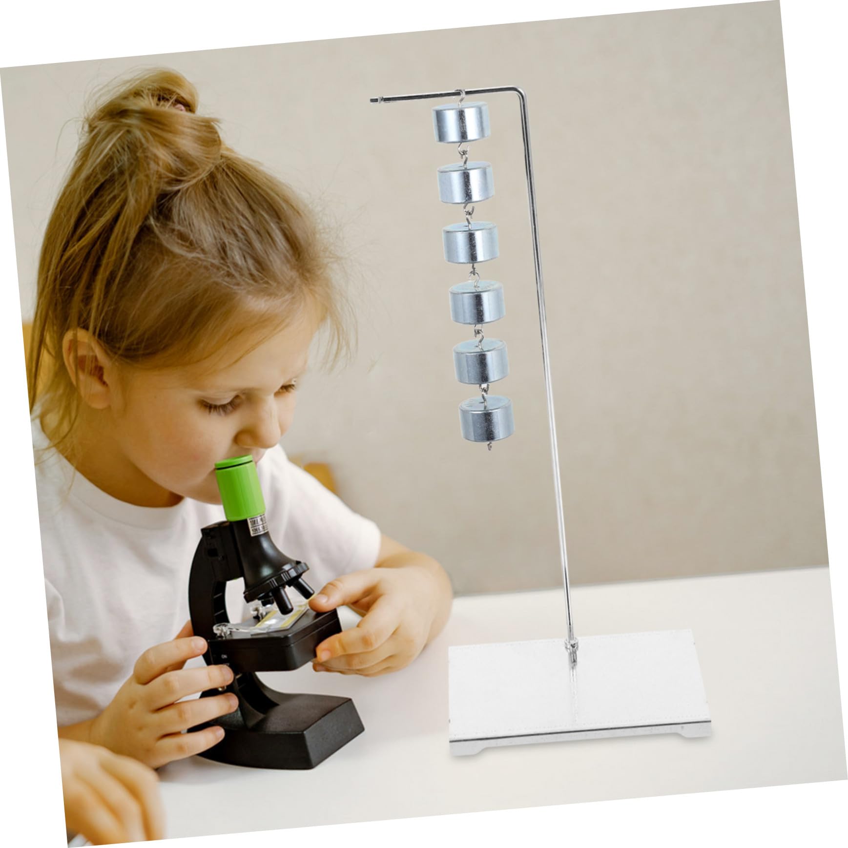 Beaupretty 6 piezas Pesas de Calibración con Ganchos Pesos de Laboratorio para Experimentos Científicos Medición Precisa y Uso Educativo Física
