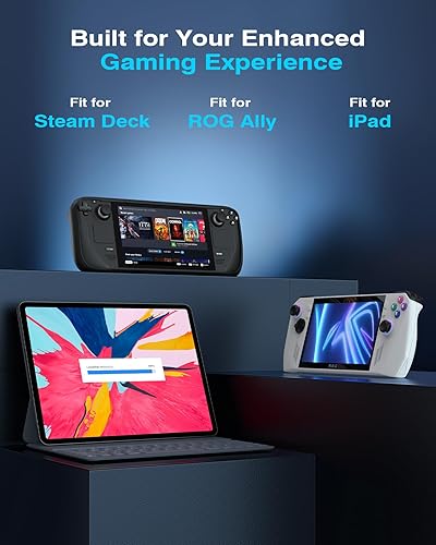 Miniatura 6 de MoKo Adaptador USB-C de 180 grados con espacio de 0.531 in más ancho, conector USB-C macho a hembra en forma de U con PD 240W/20 Gbps/8K, adaptador