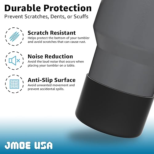 Miniatura 2 de Jmoe USA Fundas para botas Stanley Adventure Quencher H2.0 de 40 onzas y vasos IceFlow de 20 onzas y 30 onzas  Protege contra abolladuras y arañazos