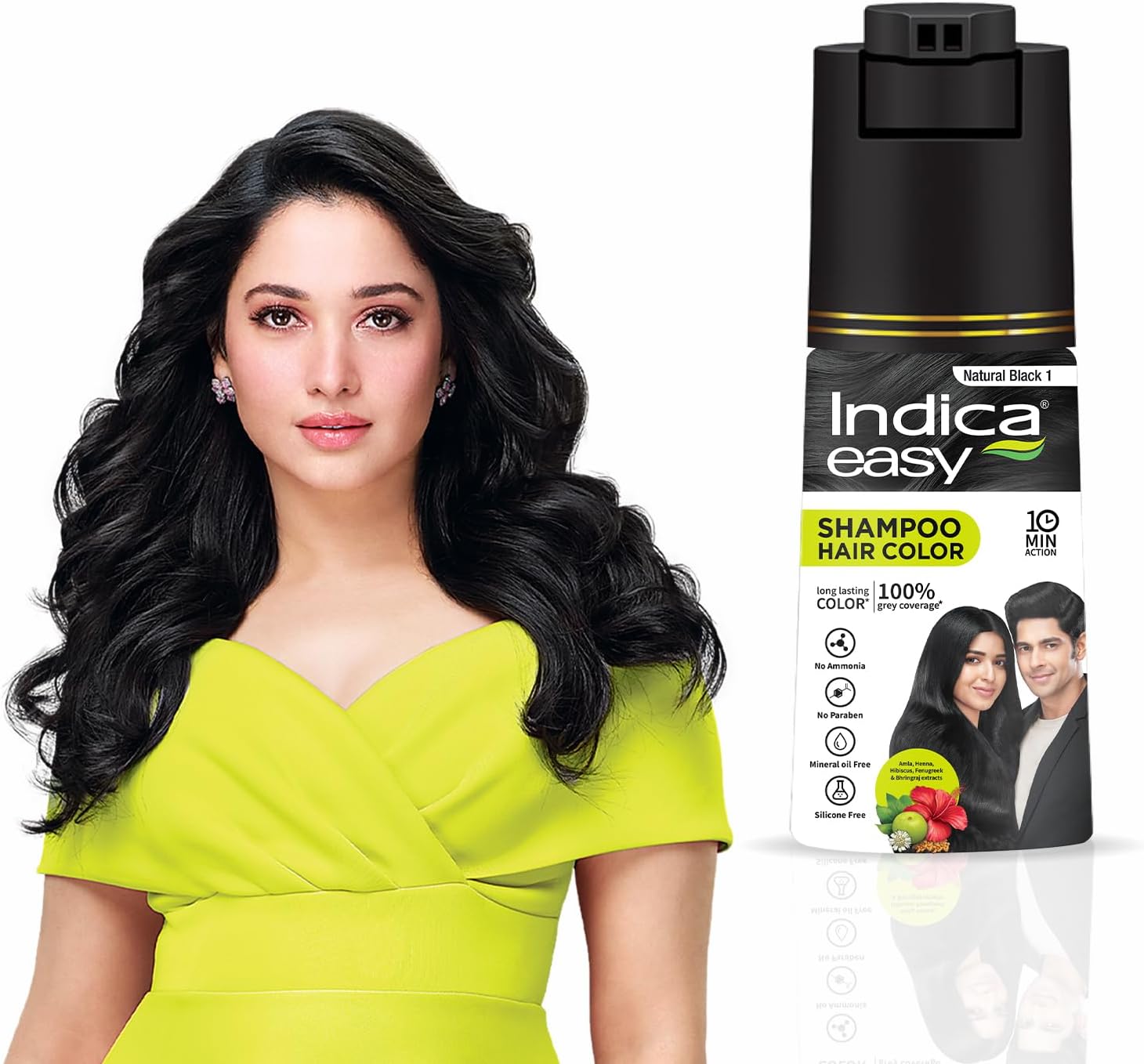 Indica Easy DIY Pump Pack, Natural Black, 180ml
