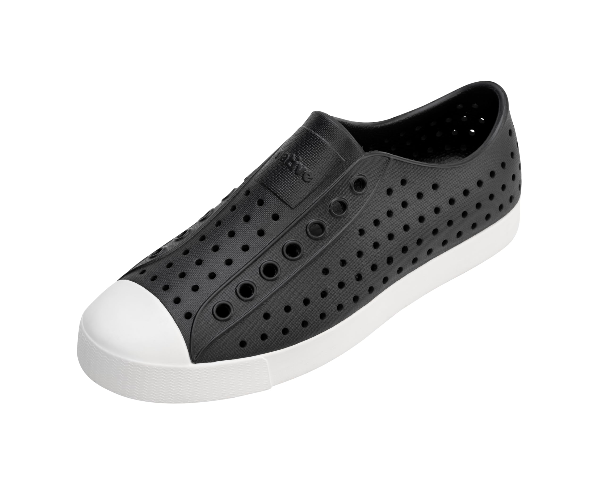 Native Women s Jefferson Fashion Sneaker Jiffy Black/Shell White 5 C/D US-image-13