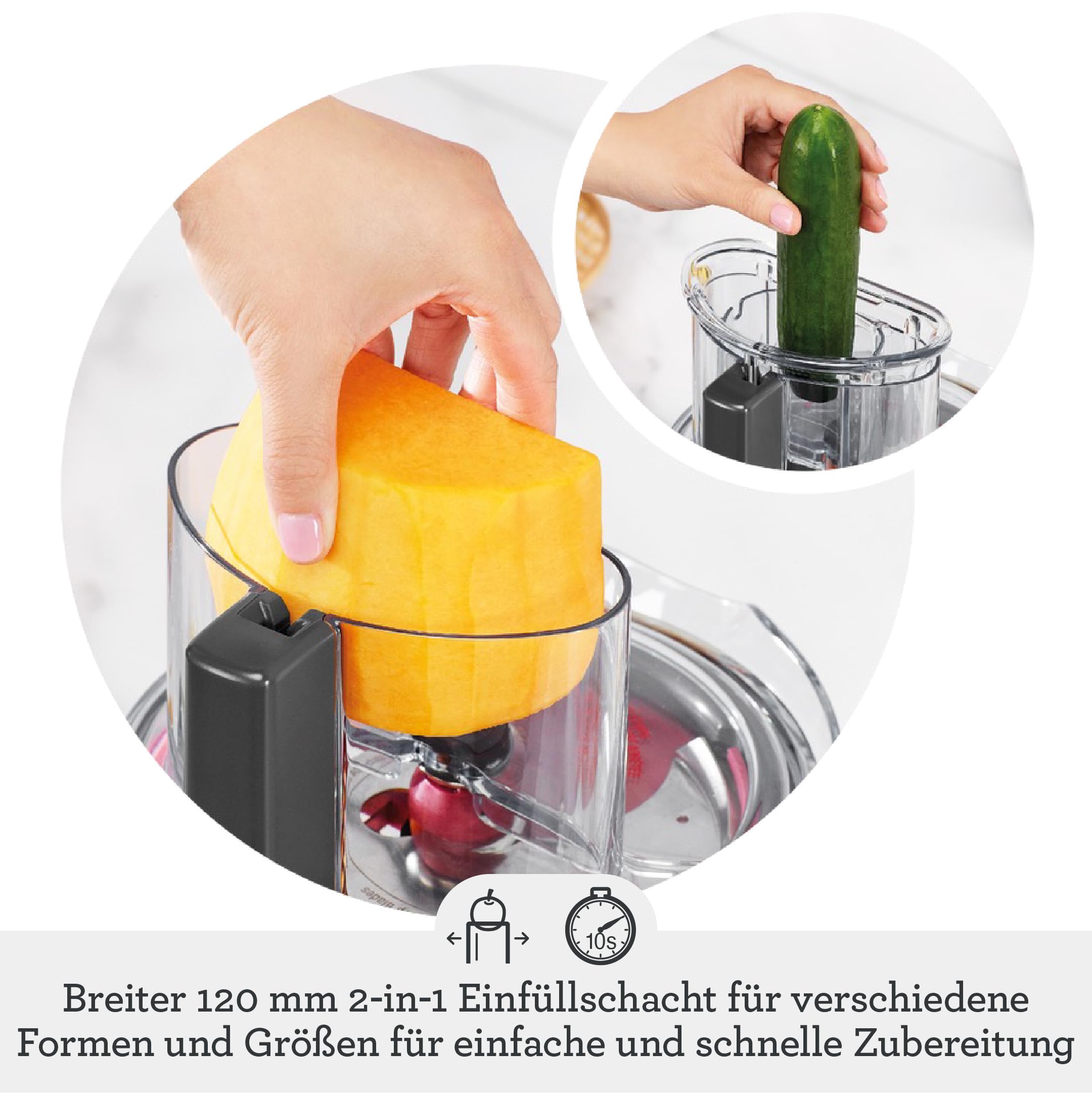 Sage The Paradice 9 Küchenmaschine, Gebürsteter Edelstahl | Multifunktionales Set zum Hacken, Würfeln, Schneiden und Zerkleinern, 9 Tassen Fassungsvermögen, 650W Motor