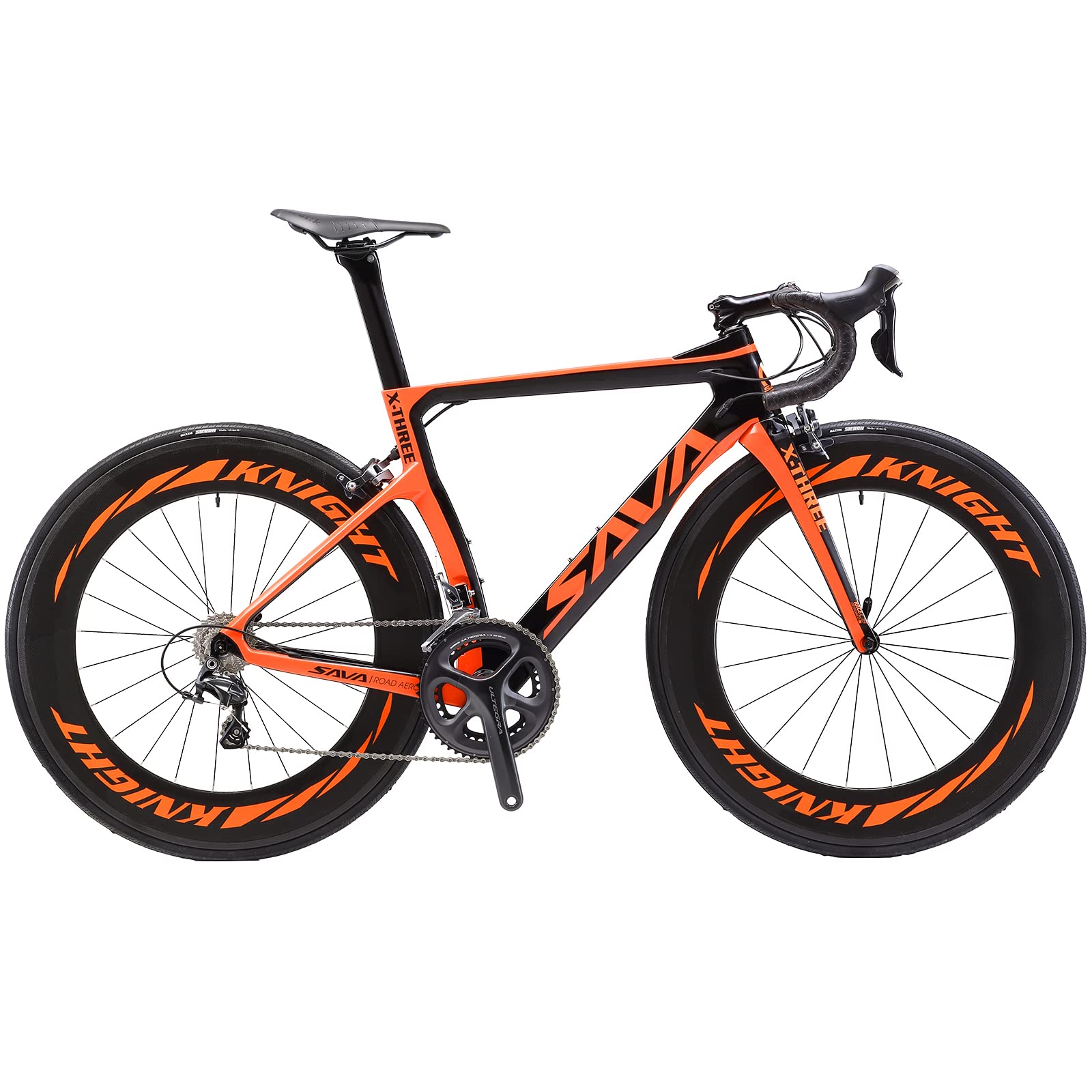 SAVADECK Phantom 2.0 Carbon Fiber Road Bike 700C Carbon Frame Racing Bicycle with Shimano Ultegra 80