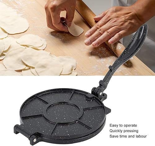 Miniatura 2 de Prensa de tortilla, Máquina para tortillas, Prensa de masa, Prensa de tortilla de harina, Quesadilla sazonada ajustable de espesor, Roti y