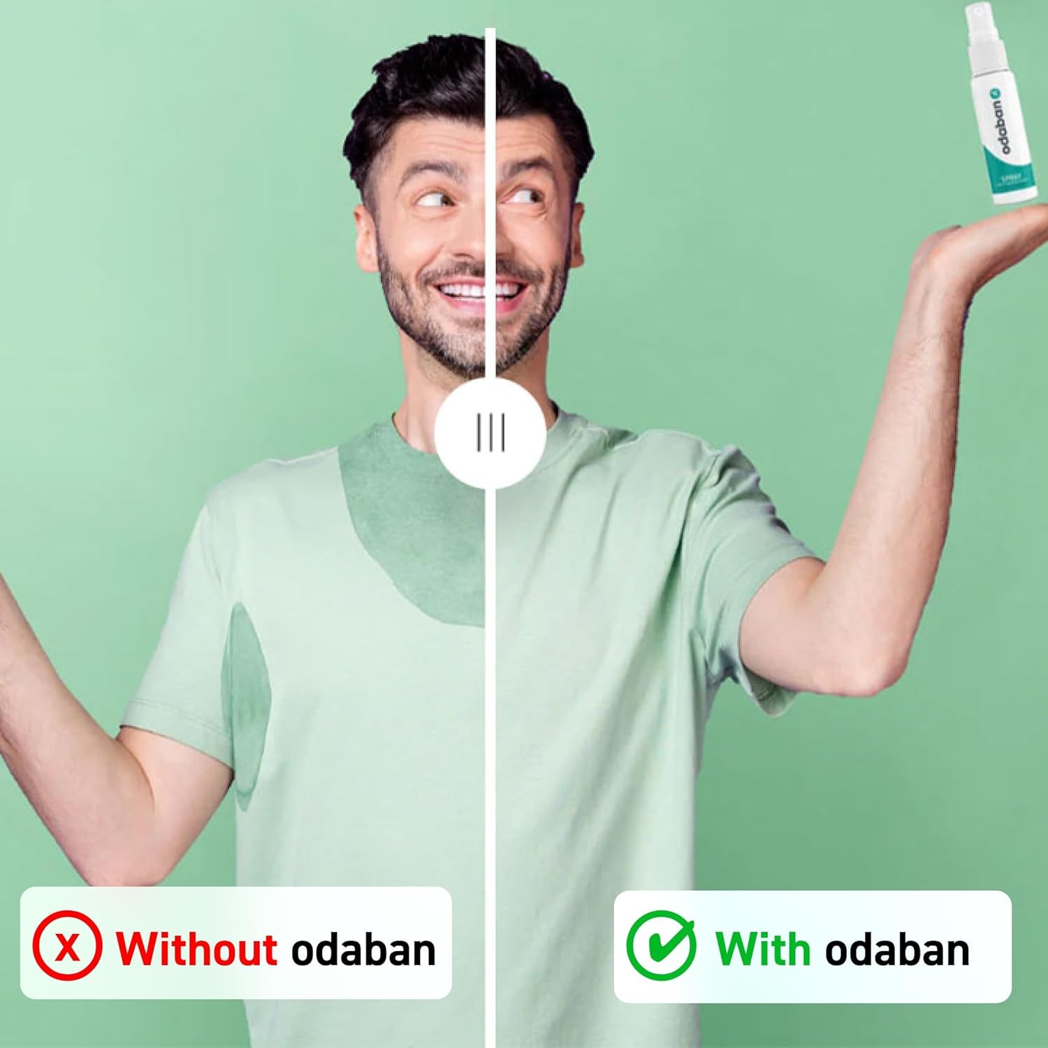 odaban antiperspirant deodorant, clinical strenght & protection, deodorant for men & women for excissive sweating and Hyperhidrosis, fragrance-free 1 oz (Pack Of 1)