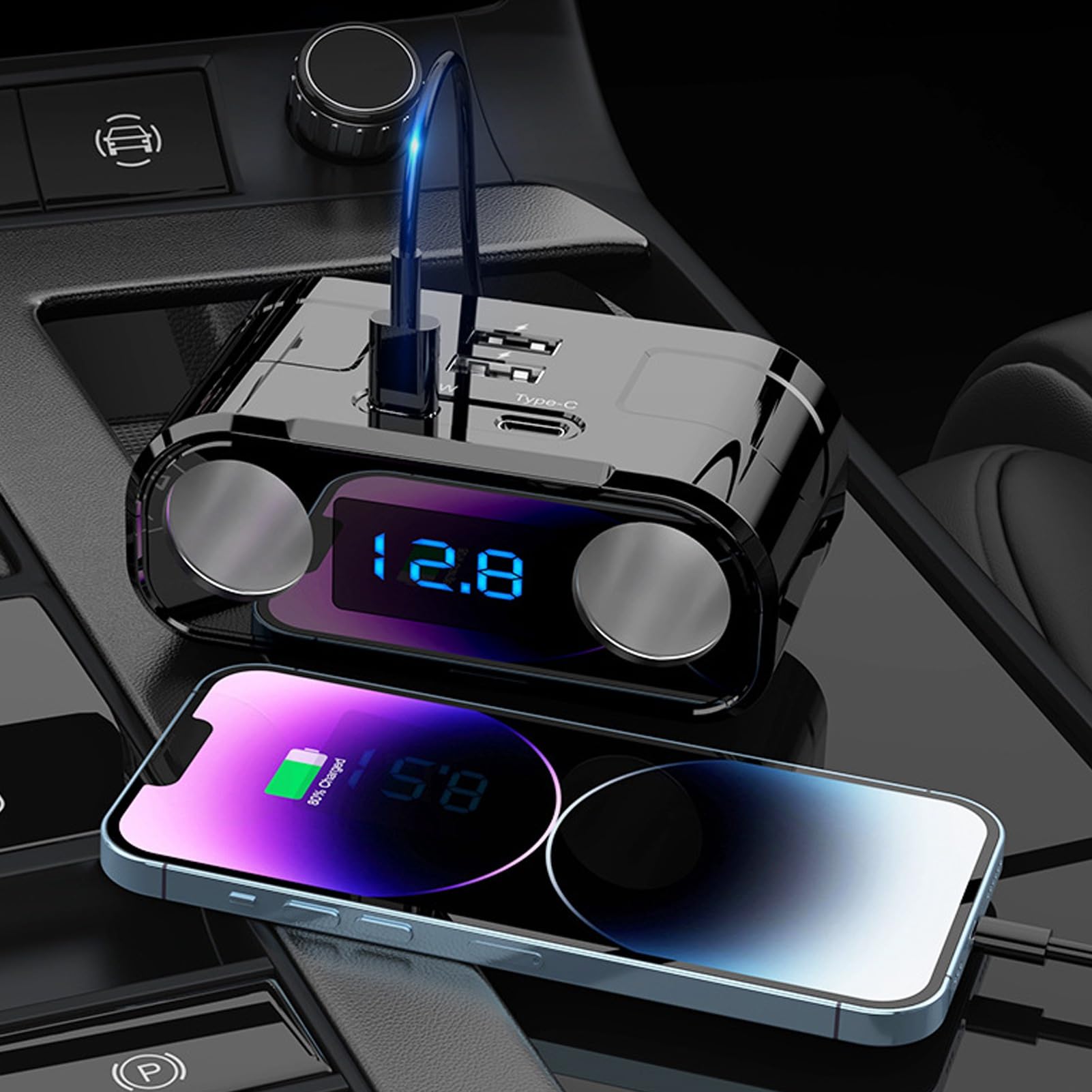Adattatore accendisigari, Adattatore Splitter accendisigari Auto