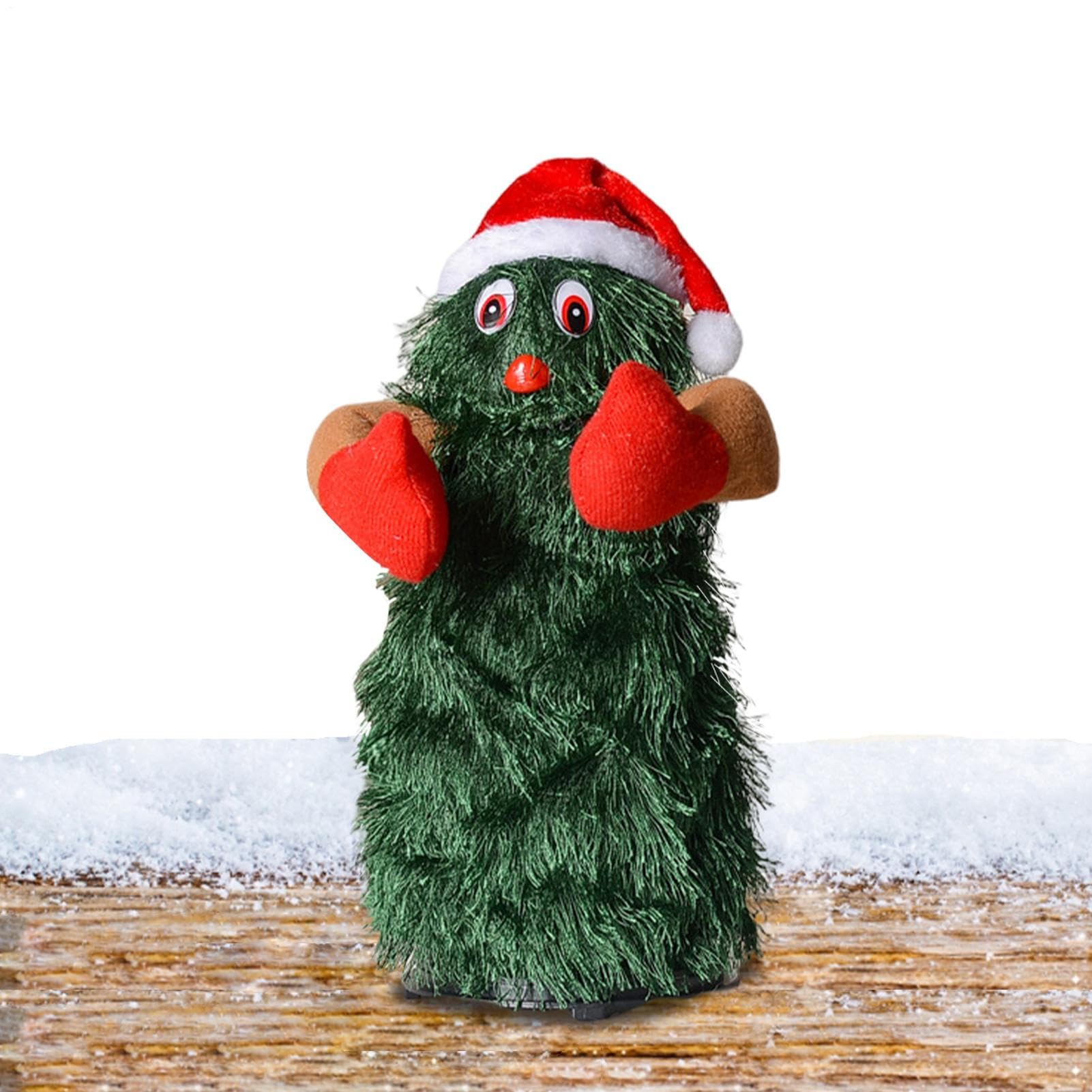 FxaumsGxuk Singing Christmas Tree, Electric Swinging Tree, Battery Operated Rotating Singing Trees Toys, Dancing Decor Christmas Trees With Music For Outdoor Tabletop Kids