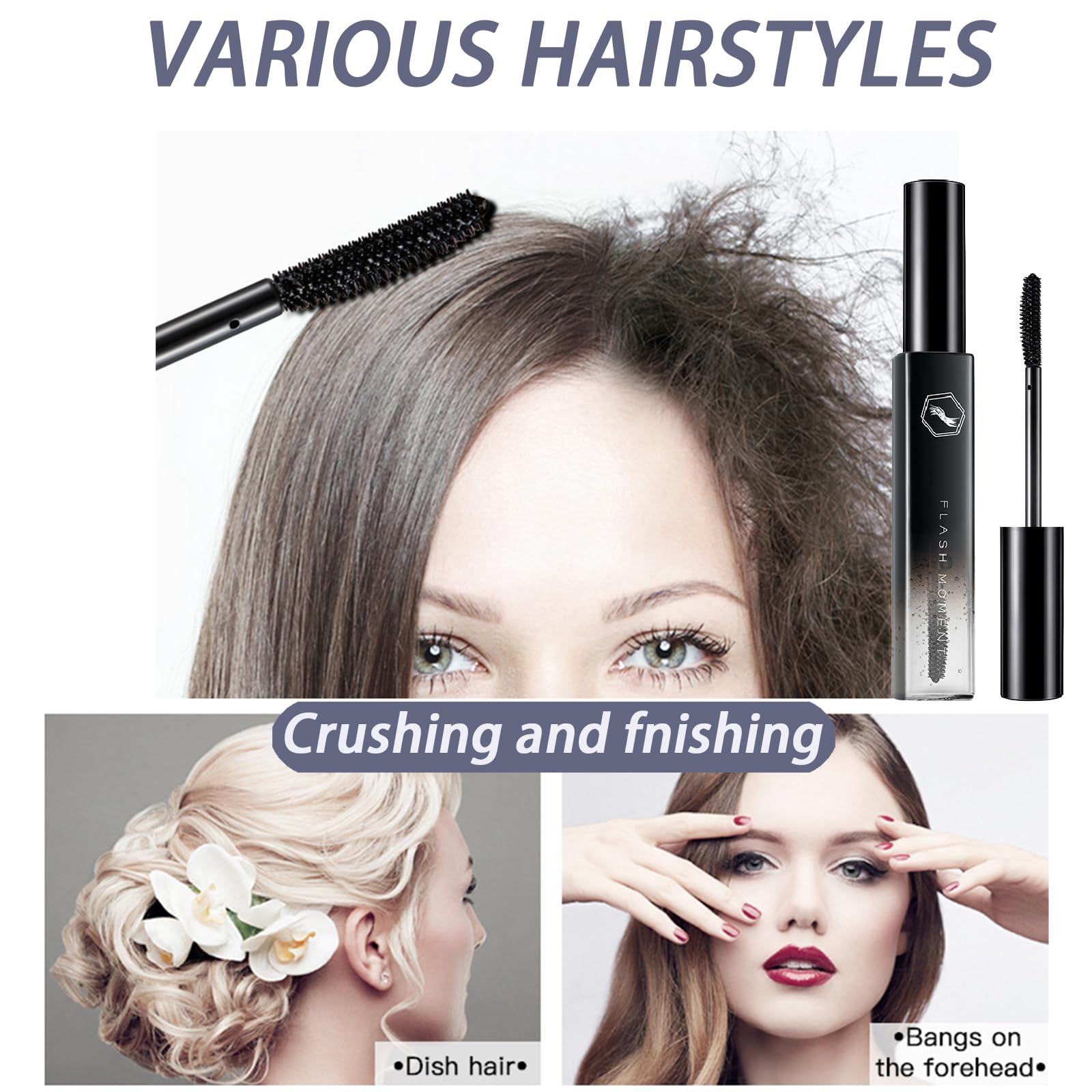 Hair Wax Stick Hair Finishing Stick, hair stick for flyaways Broken Hair Finishing, hair Tamer Shaping Gel - Image 2