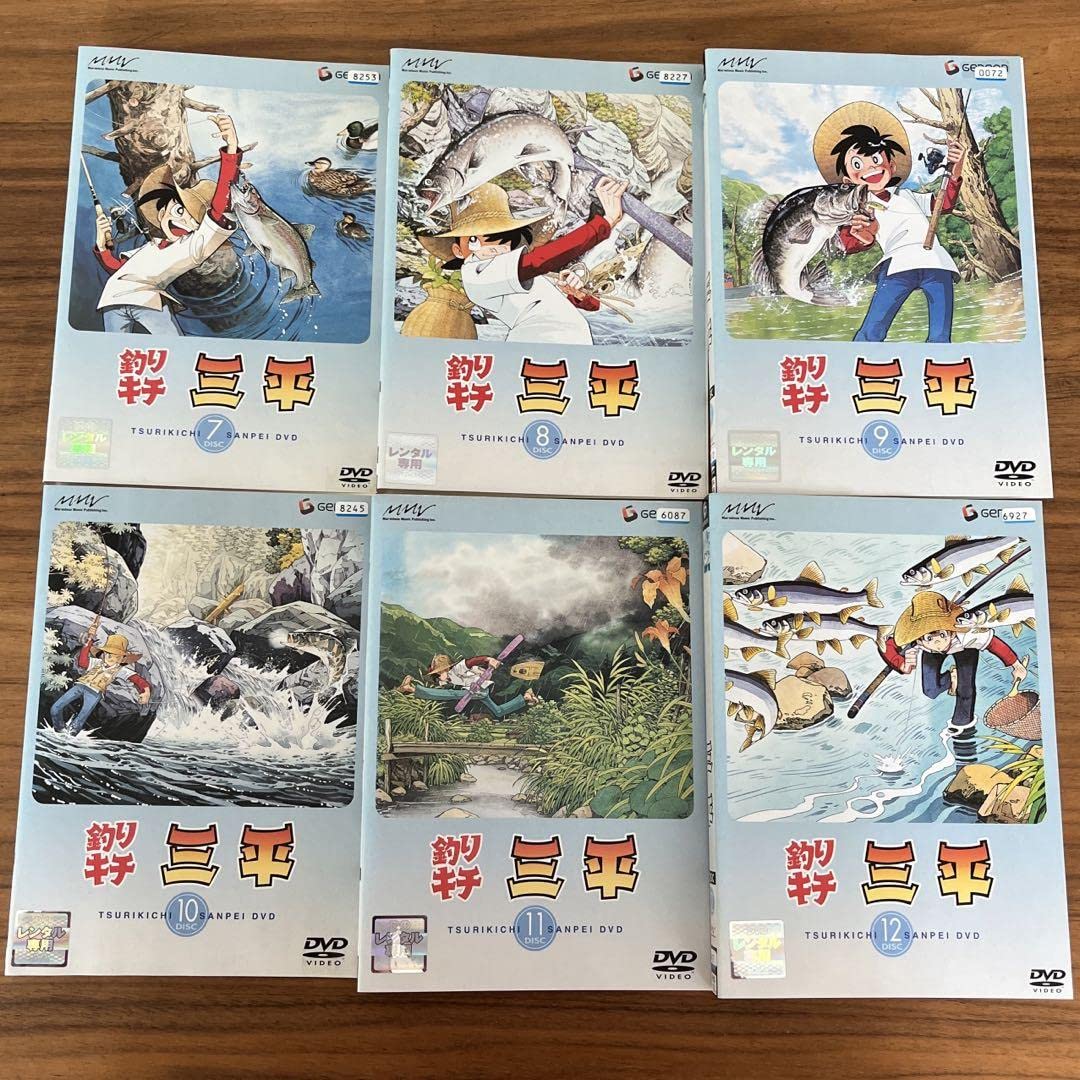 Amazon.co.jp: 釣りキチ三平 DVD 全19巻 全巻セット アニメ : パソコン 