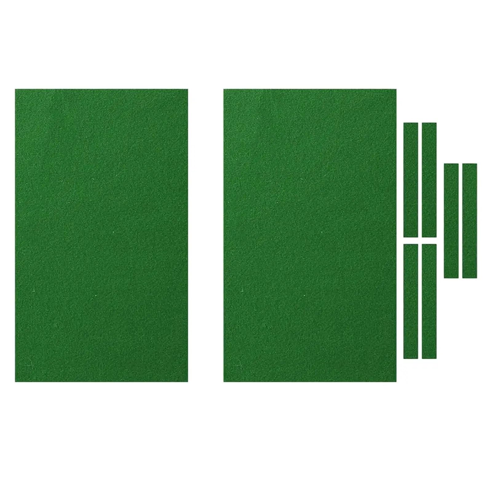 Panno da Biliardo Professionale Multifunzionale Verde 9 Piedi x 5 per Club(with Edge Cloth)