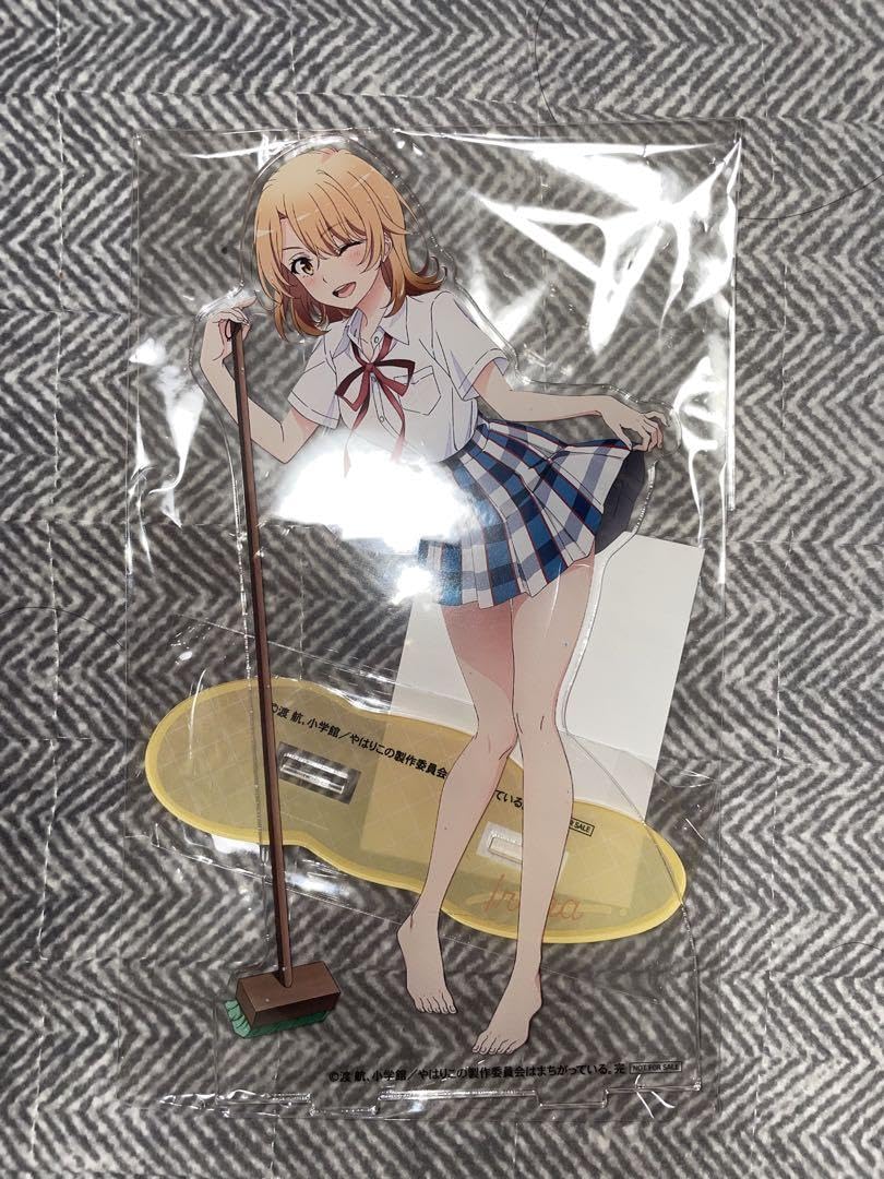 Amazon.co.jp: 俺ガイル 缶バッジくじ 一色いろは BIGアクリルスタンド 