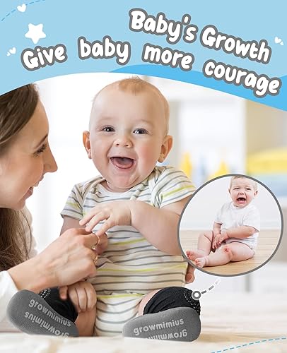 Miniatura 6 de Calcetines antideslizantes para bebés y niñas para gatear con la rodilla y antideslizantes el mejor regalo para bebés rodilleras unisex para bebés