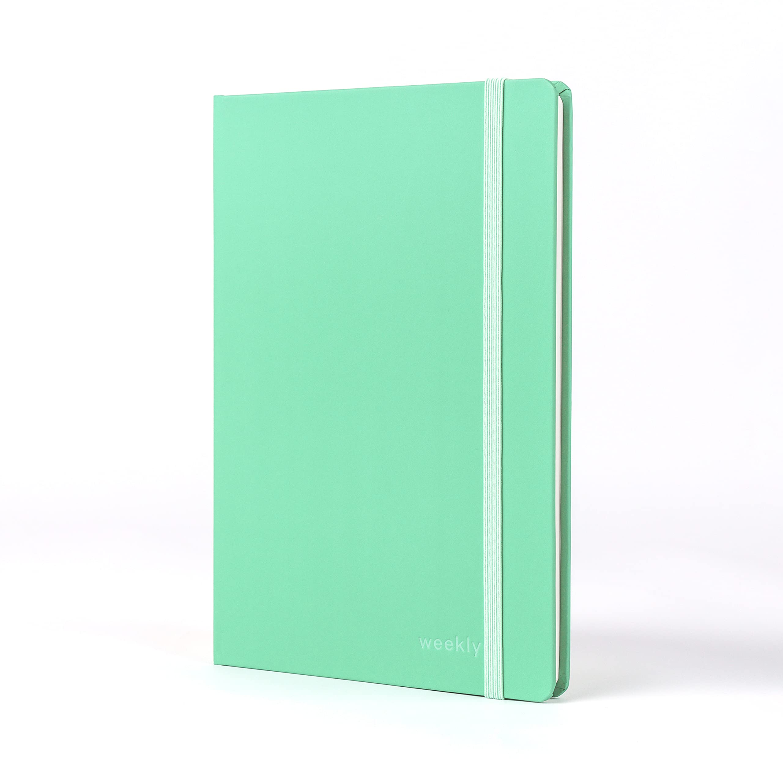 Jumble and CoJumble & Co Moodler A5 Week to View Undated Diary - Sour Grape Teal