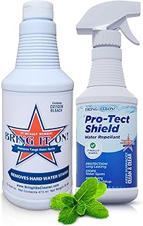 BRING IT ON! CLEANER Hard Water Stain Remover Sealant 16oz, Water Spots on Glass, Hard Water Buildup.