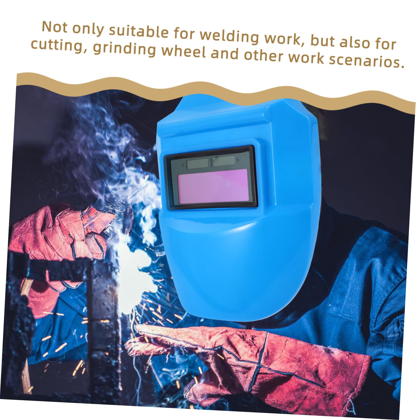 NULYLU Welding Mask Protective Plastic Welding Tool Welding Shield Welder Mask Cover Comfortable for Eye
