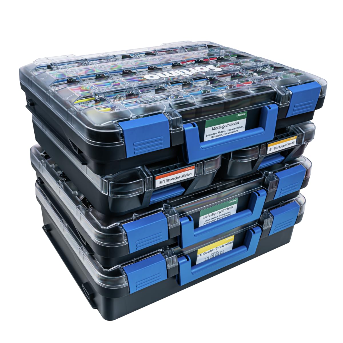 Cassetta Porta Oggetti Viti Piccolo 3 x L-BOXX T-Boxx Ideale Viti Lagersystem Alternativa per Porta Componenti Piccoli