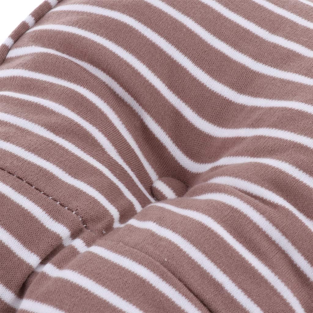 JSEIAJB Lumbar Pillow-Pillowcase Cotton Striped Decorative Rectangular Throw Pillow Covers for Home Car Office Club(D)