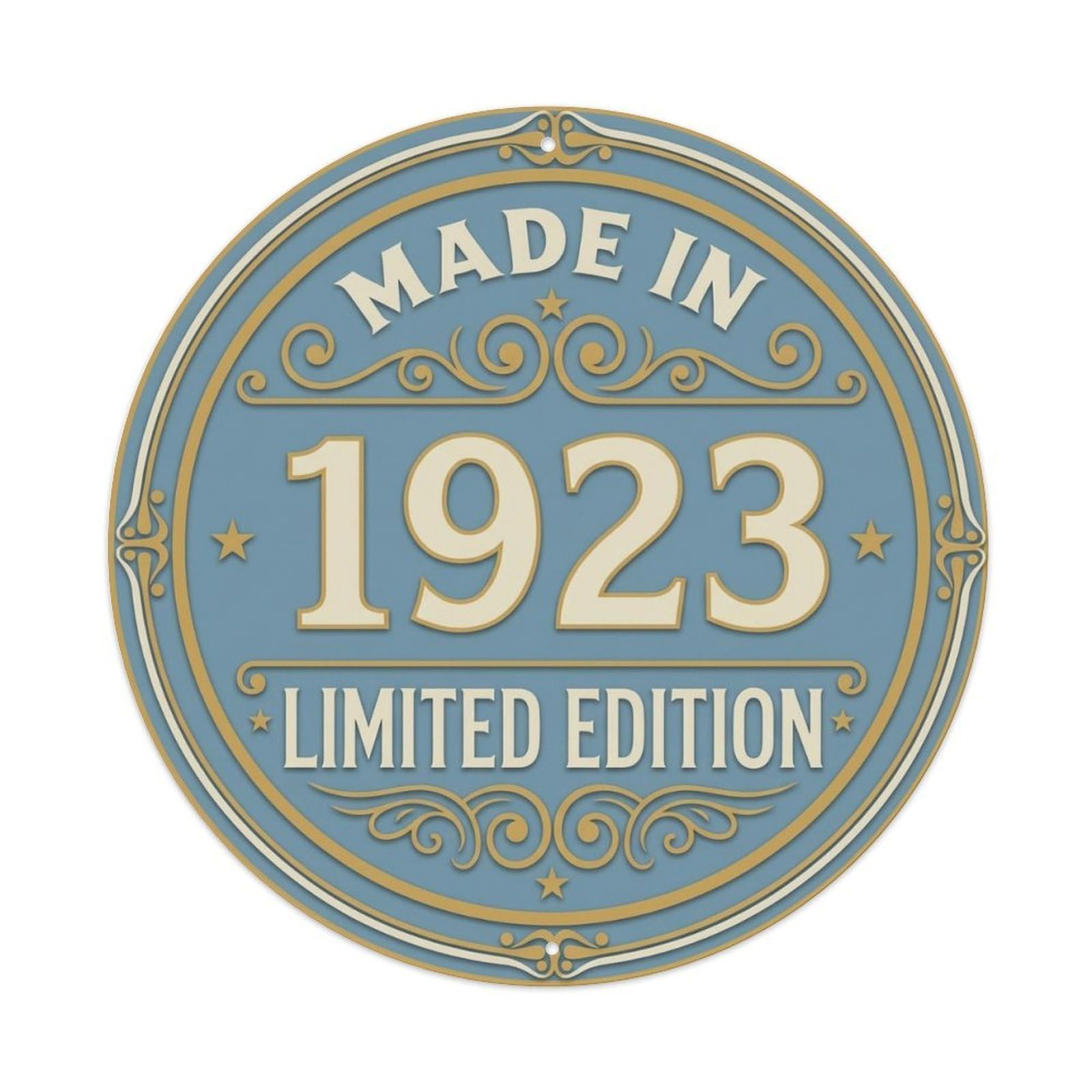 Okahys 8X8inch(20X20cm) Made In 1923 Limited Edition Metal Tin Sign