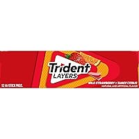 Vista 160 de 12 paquetes de 14 unidades cada uno; es decir, en total son 168 unidades de goma de mascar Trident Minty Sweet Twist sin azúcar sabor menta dulce.