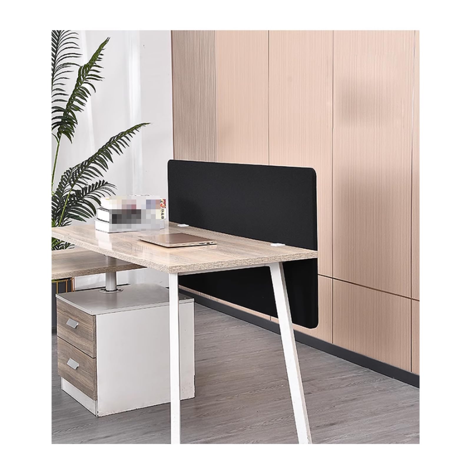 LWJSOCP Desk Divider Privacy Panel Office Sound Absorbing Cubicle Partition Clamp Stand Up Soundproof Screen Visual Distraction Barrier Increased Productivity Office Privacy Screen Stand Up Soundpro