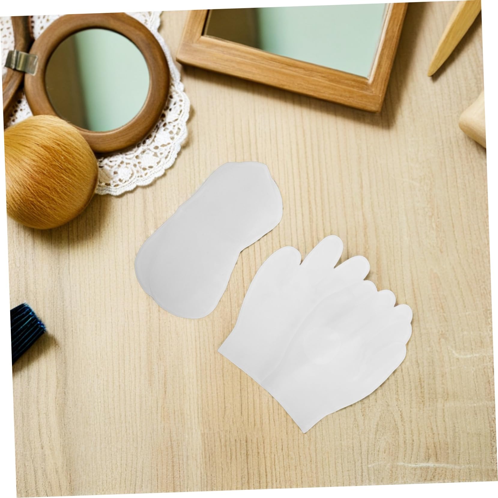 Toddmomy 8 Calzini in Silicone Idratanti per Piedi e Guanti Elasticizzati Trattamento Riutilizzabile per Secca e Screpolata Morbide Spiaggia Adatte e