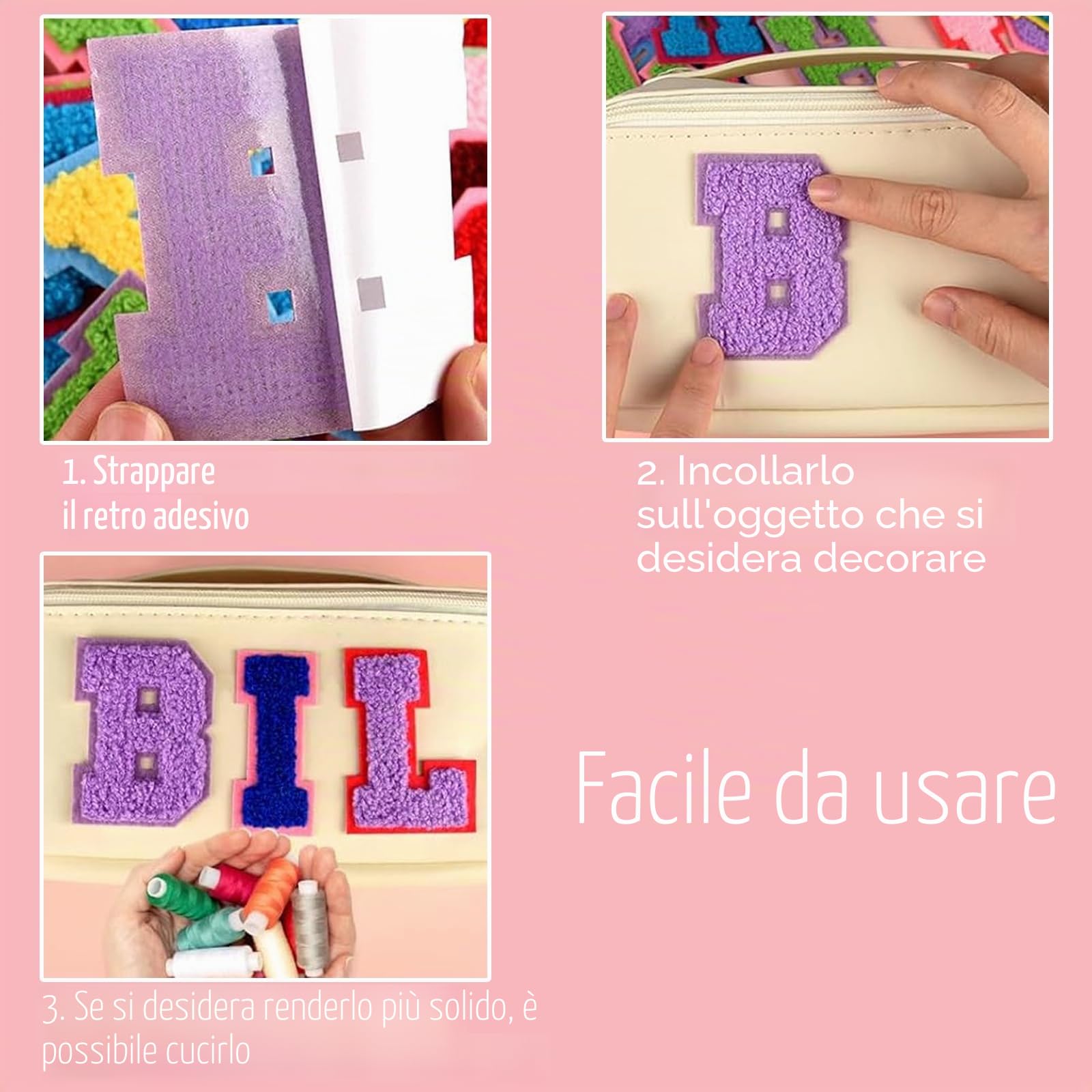 26pezzi Patch Lettere,A-Z Dell'alfabeto Cucite su Patch,Patchs Decorative Applicabili con Ferro da Stiro,Toppe Colorate con Lettere Dell'alfabeto in Ciniglia,per Abbigliamento,Sciarpe