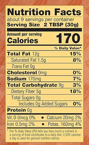 Miniatura 8 de The Peanut Shop of Williamsburg Cacahuetes Virginia sazonados, sal marina y pimienta agrietada, 32 onzas