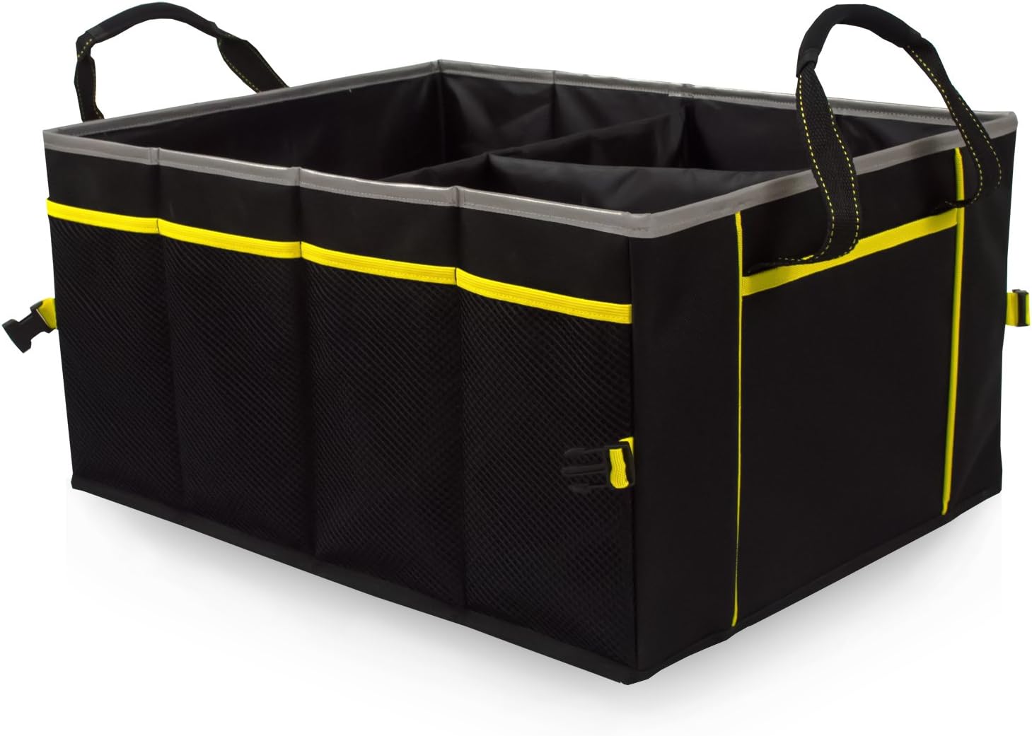 Premium Reflective Car Trunk Organizer Cargo Storage Durable Collapsible Bag Bin for Auto Truck Van SUV