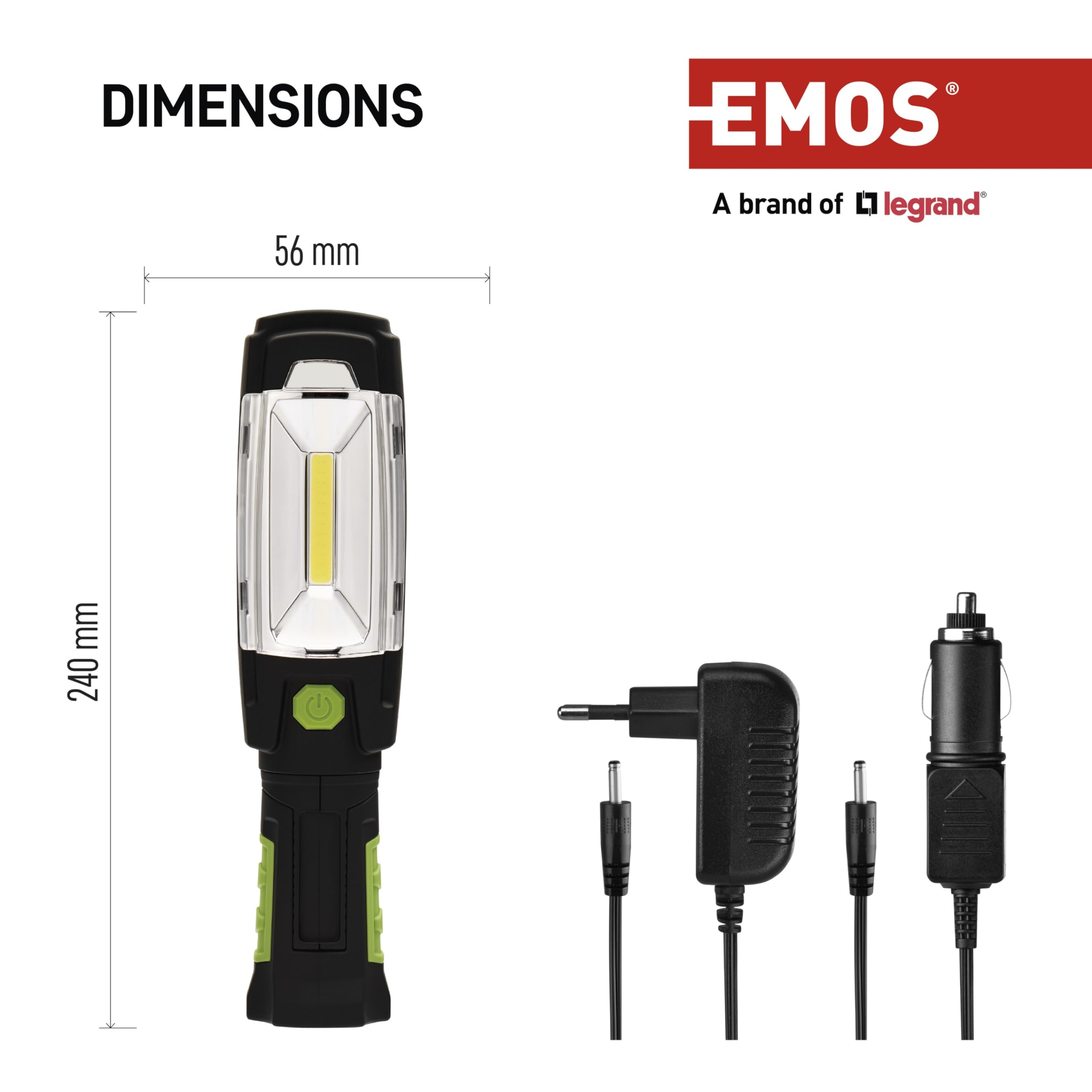 EMOS COB P4518 LED Work Light / Workshop Lamp With Magnet And Hook, 40 - View #11