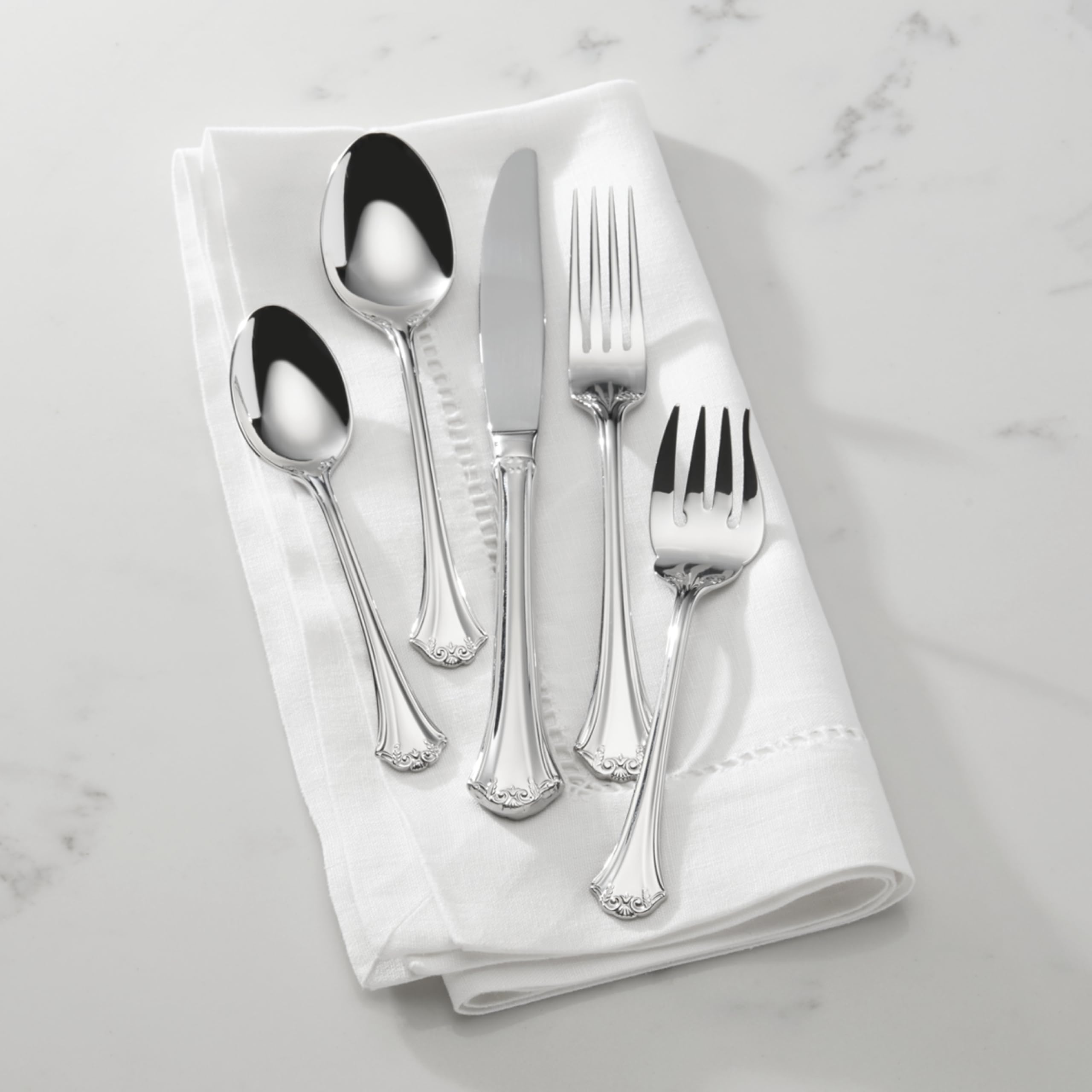Amazon.com | Reed & Barton Country French 5Pc Flatware Place