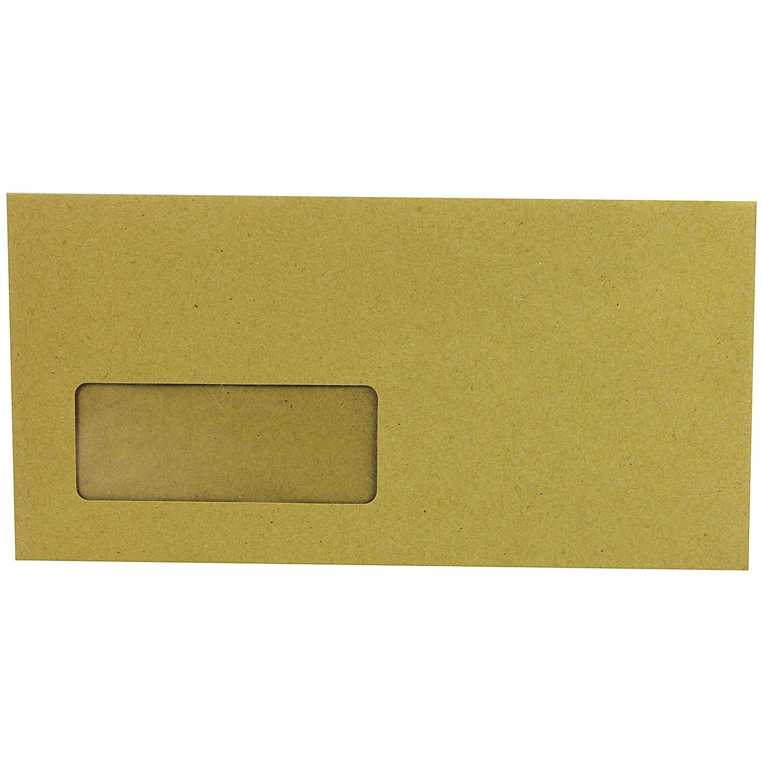 Q-Connect DL Envelopes Wallet Window Gummed 70gsm Manilla (Pack of 1000) โ image 1