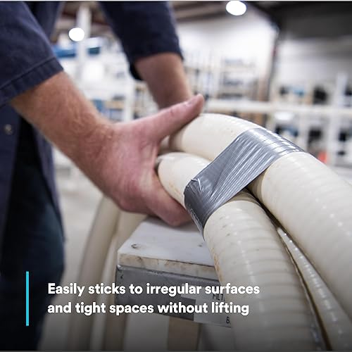 Miniatura 7 de 3M 3939 caja de 36 cintas de embalar de alta resistencia color plateado de 24 mm x 548 mm 90 mil Plateado 1