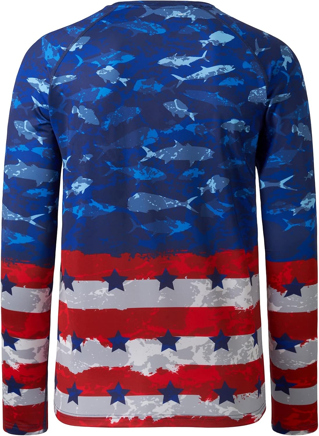 BASSDASH Men’s UPF 50+ Camo Fishing Shirt Quick Dry Long Sleeve Kayaking Hiking T-Shirts - Image 2