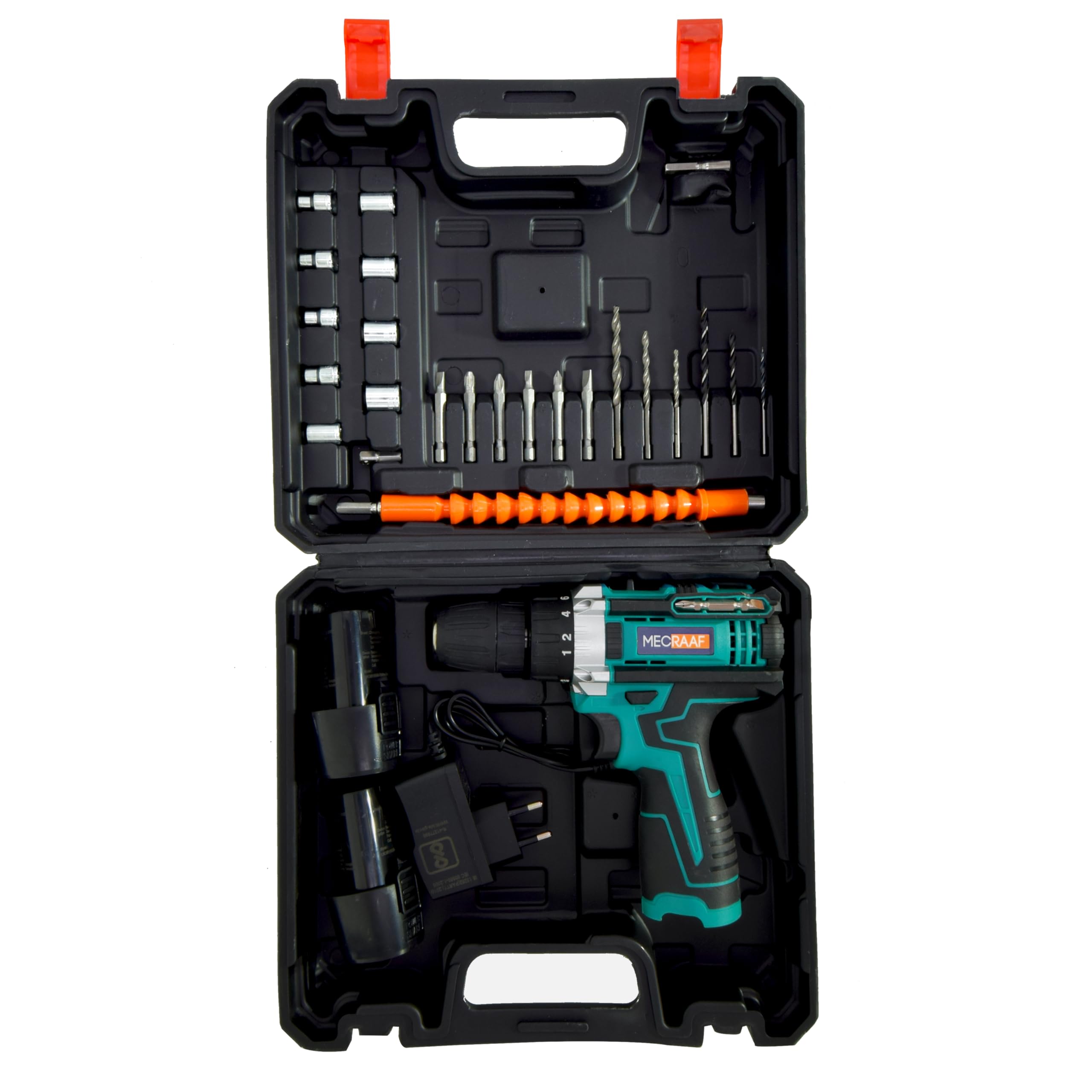 See full amazon price history chart for MECRAAF® 12V Li-ion Cordless Drill Machine | Screwdriver | Chuck 10mm | 1350RPM | Torque 18+1 | Pistol Grip | Spiral Drill | 24 Accessories drill bits in carrying tool kit | 6 Months Warranty MECRAAF® 12V Li-ion Cordless Drill Machine | Screwdriver | Chuck 10mm | 1350RPM | Torque 18+1 | Pistol Grip | Spiral Drill | 24 Accessories drill bits in carrying tool kit | 6 Months Warranty (B0CV7ZSR26) Amazon Price History, Amazon Price Tracker