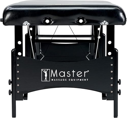 Miniatura 4 de Mesa de masaje portátil Galaxy Therma Top Master Massage de 30 pulgadas Pacakge Beauty Bed Built Black