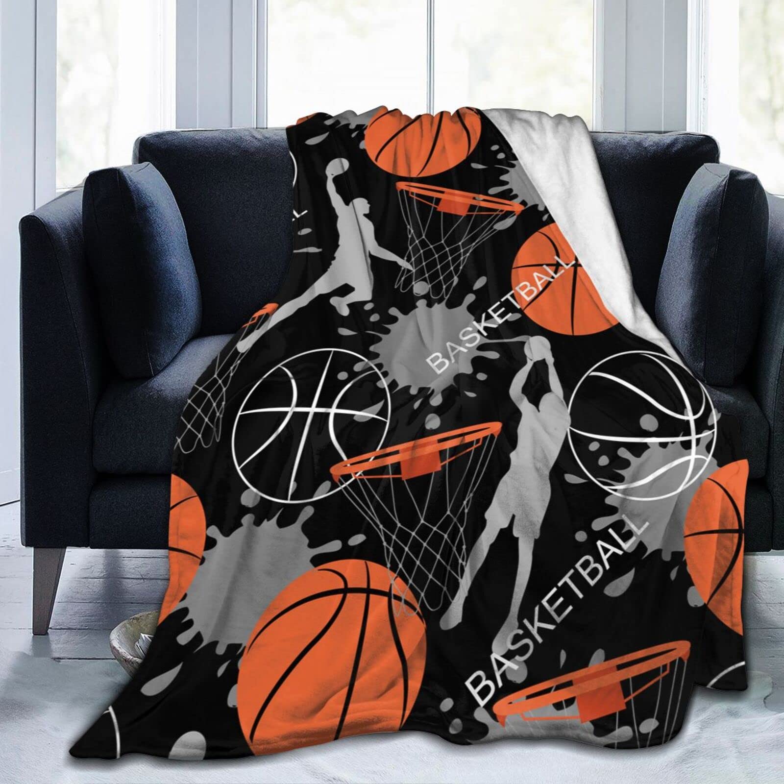 Darani „Just A Girl Who Loves Basketball“ Flanelldecke – Superweich, Warm, In 5 Größen Erhältlich