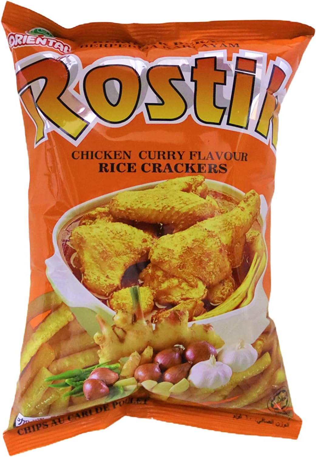 Oriental Rice Crackers with Chicken Flavor 60 gm