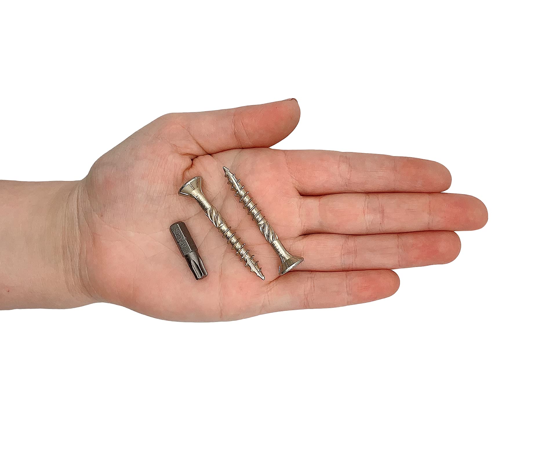 Viti Costruzioni Legno Viti Per Legno Torx Gialle - Confezione 40 Pezzi 6.0x60 Mm, Testa Sottile Zincate Accessori Fai Da Te - 10