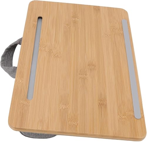 Miniatura 8 de Soporte de regazo para computadora portátil, multifuncional, ergonómico, para cama, sofá, hogar, oficina, trabajo, 16.5 x 10.8 pulgadas