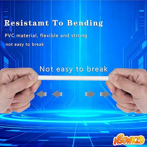 Miniatura 6 de Cable USB C blanco de 10 pies de largo, cable de carga rápida de 60 W, carga universal y sincronización de datos para dispositivo tipo C