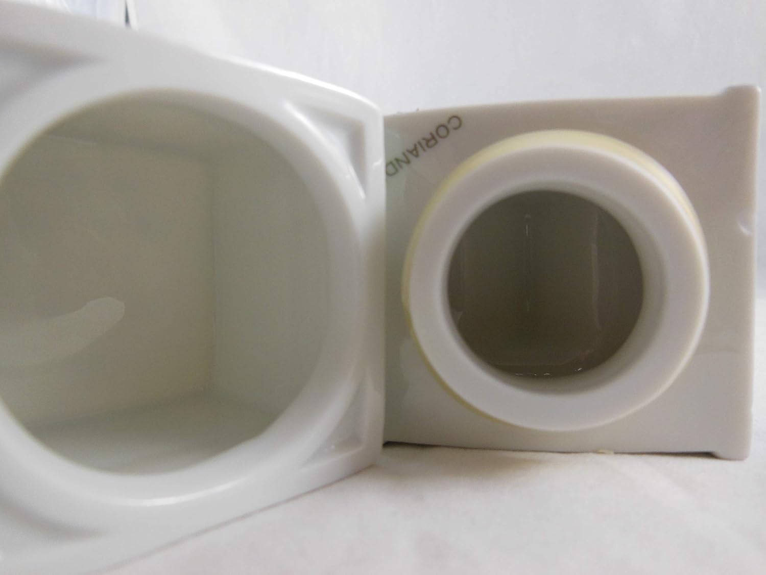 New Coriander Spice Jar – “The Lovely Spice Village” – Fine Porcelain Spice Jar by Lenox, 1989