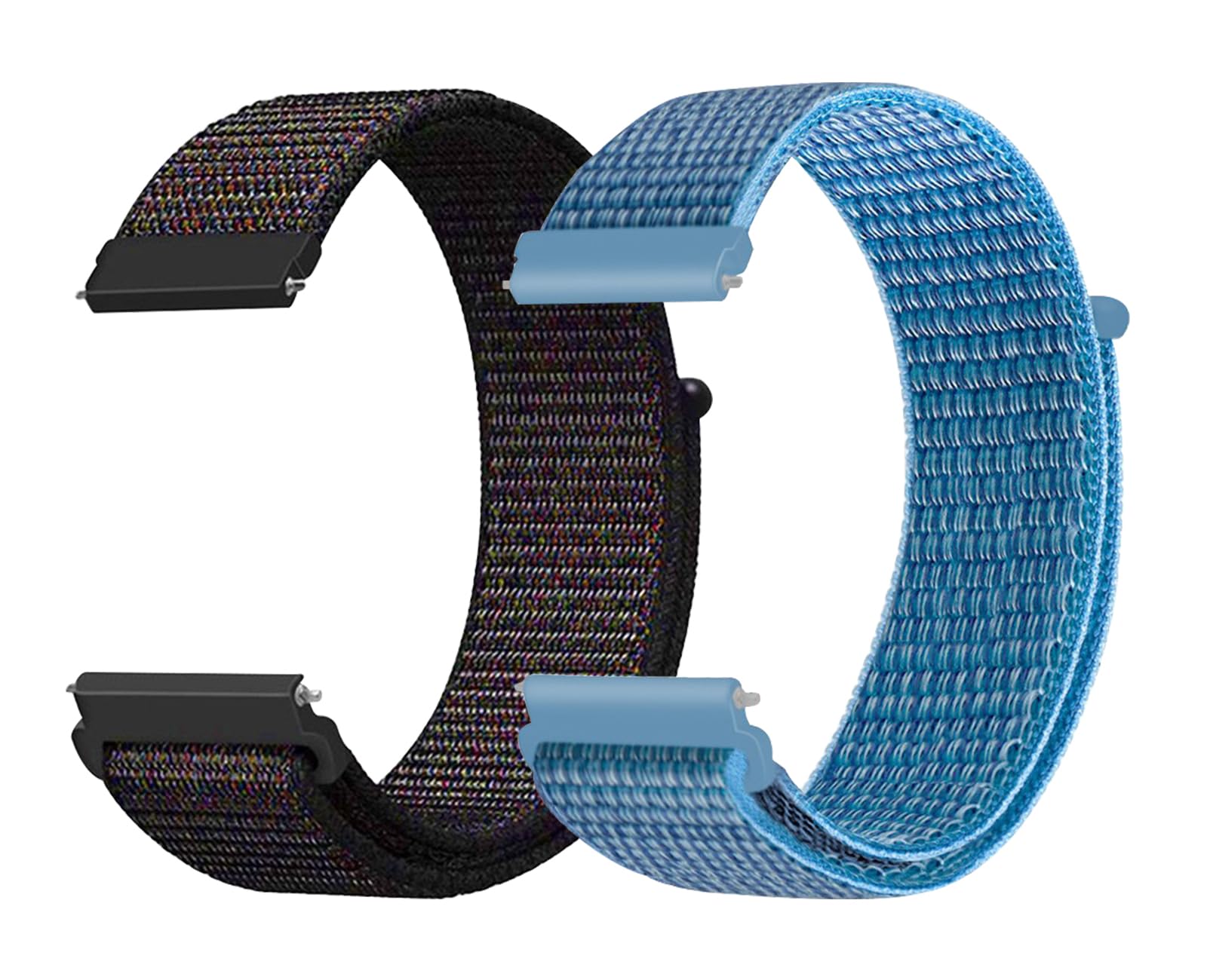 Aoekne Fabric Nylon Uhrenarmbänder 20mm Ersatzarmbänder für Kinder Smartwatch, Schnellverschluss Verstellbare Aatmungsaktive, Smartwatch Armband für Kinder Junge Mädchen