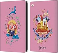 Vista 22 de Head Case Designs Harry Potter Gryffindor Deathly Hallows II - Funda de piel tipo cartera compatible con Apple iPad Air 2 (2014)