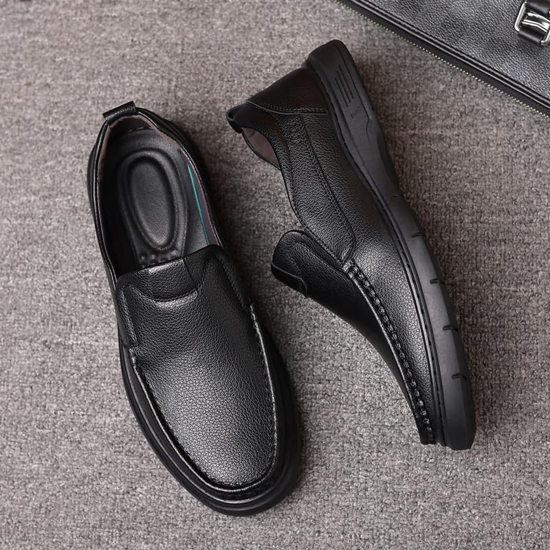 Men's Dress Shoes Slip On Pointed Toe Derbys Classic Formal Business Oxford Shoes Modern Wedding Office Work Tuxedo Derby Shoes for Men3