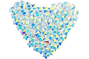 100pcs DIY Crystal Pendant Star Beads