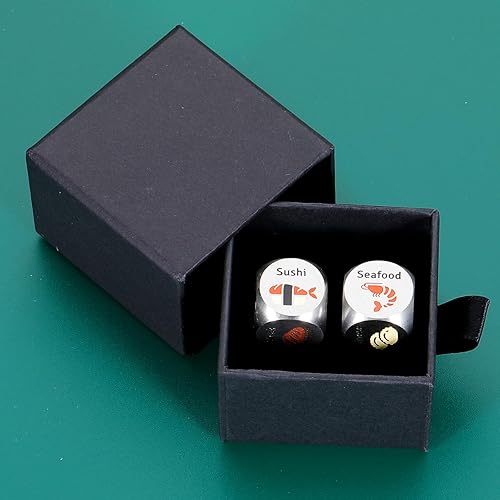 Miniatura 4 de 2 dados de comida para decidir, regalos de Pascua para adultos, rellenos de cesta de Pascua, regalo de aniversario de acero para él, boda,