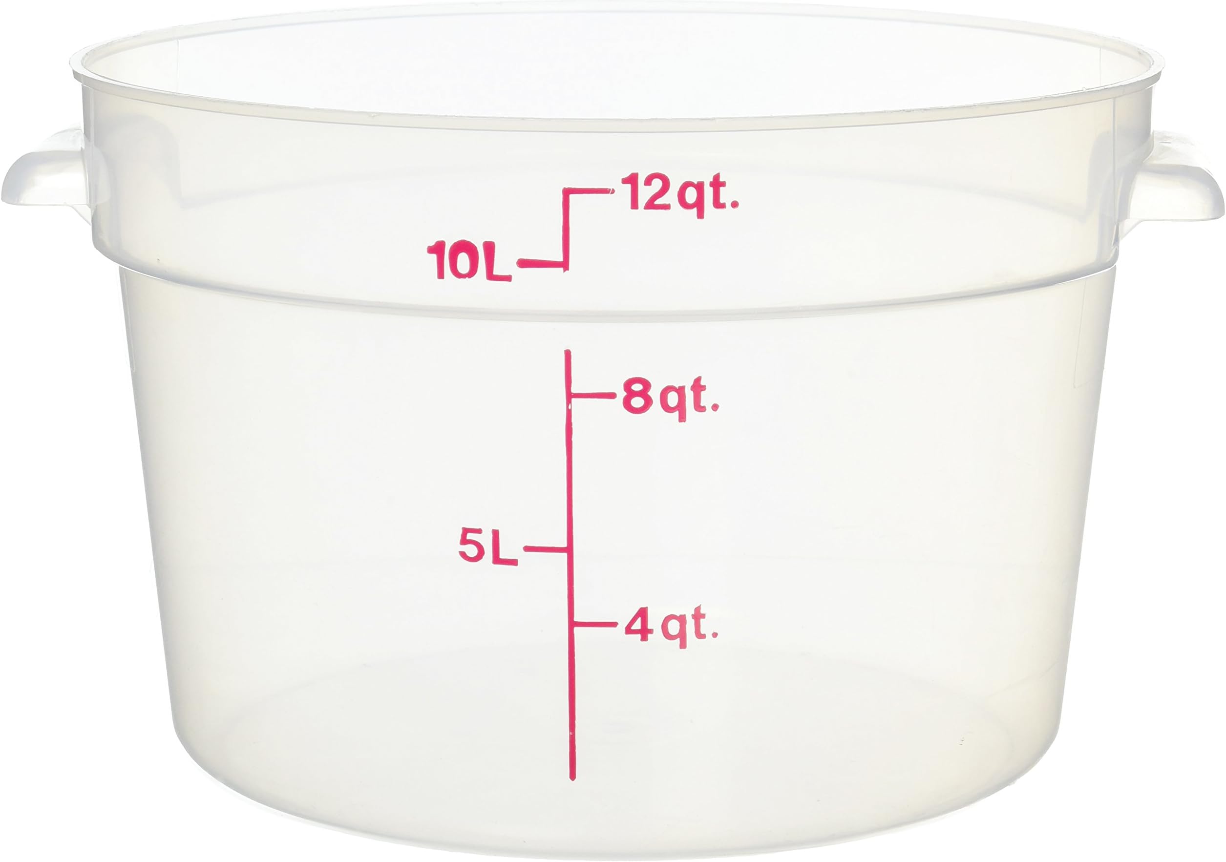 Camware Translucent Round Food Storage Containers, 12 Quart (RFS12PP) Category: Food Storage Round Containers