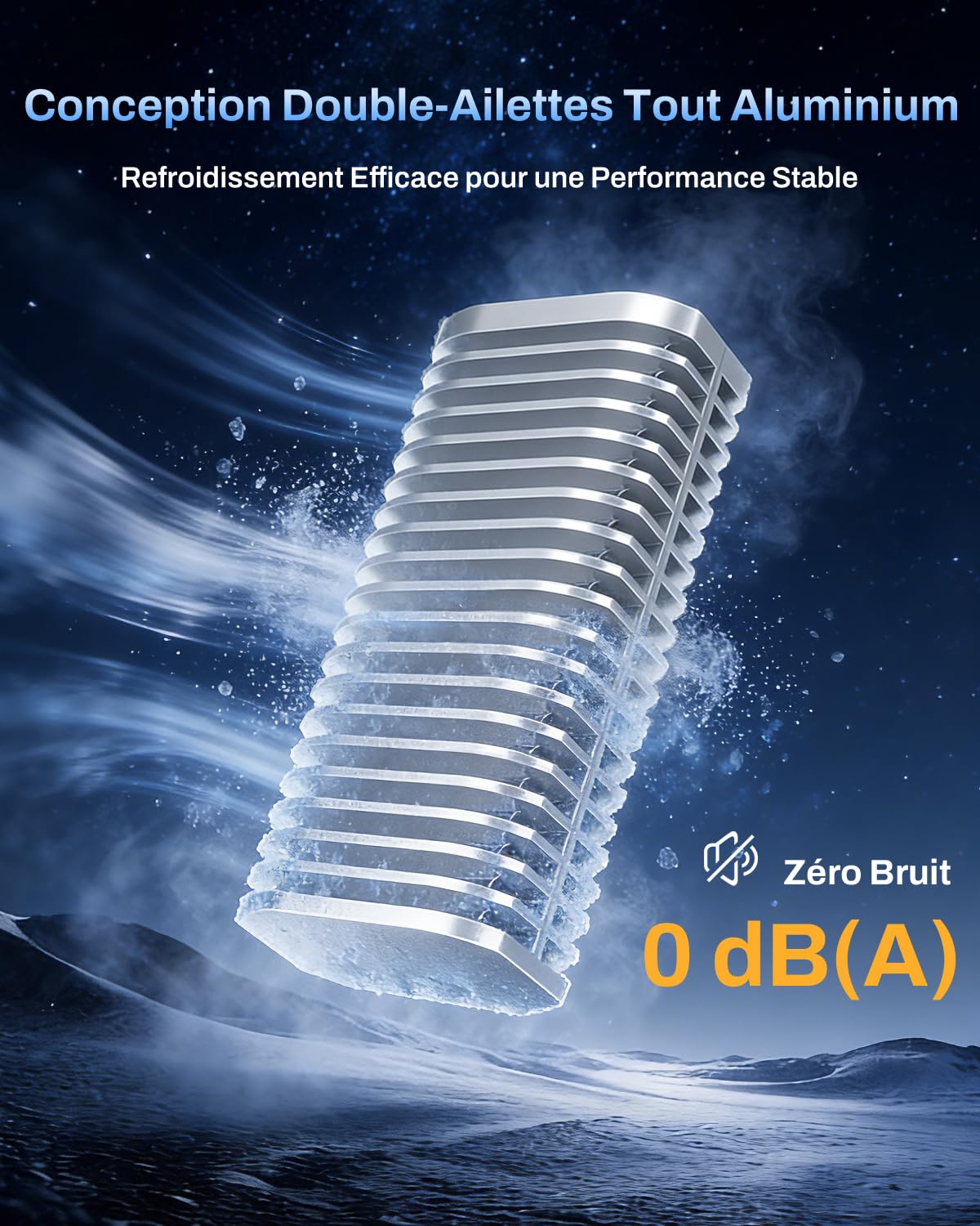 TERRAMASTER D1 SSD Pro Boîtier SSD M.2 NVMe 80 Gbps - Vitesse jusqu'à 7061 Mo/s - avec Refroidissement Efficace - Zéro Bruit - Compatible USB 4/3.2/3.1/3.0 et Thunderbolt 5/4/3 (sans Disque)