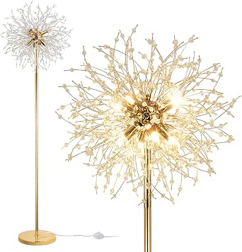 Rayofly oderne lapadaires, or feux D'artifice cristal lapadaire